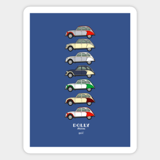 2CV Dolly classic car collection Magnet